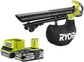 Pack RYOBI Souffleur aspiro-broyeur 18 V One+ Brushless OBV18-1 Batterie 2.5 Ah - 1 Chargeur Rapide RC18120-125