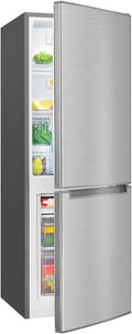 Bomann R¨¦frig¨¦rateur Cong¨¦lateur 173 L KG 7359, r¨¦frig¨¦rateur 121 L, ¨¦clairage LED, alarme d'ouverture, ¨¦conomie d'¨¦nergie, Inox