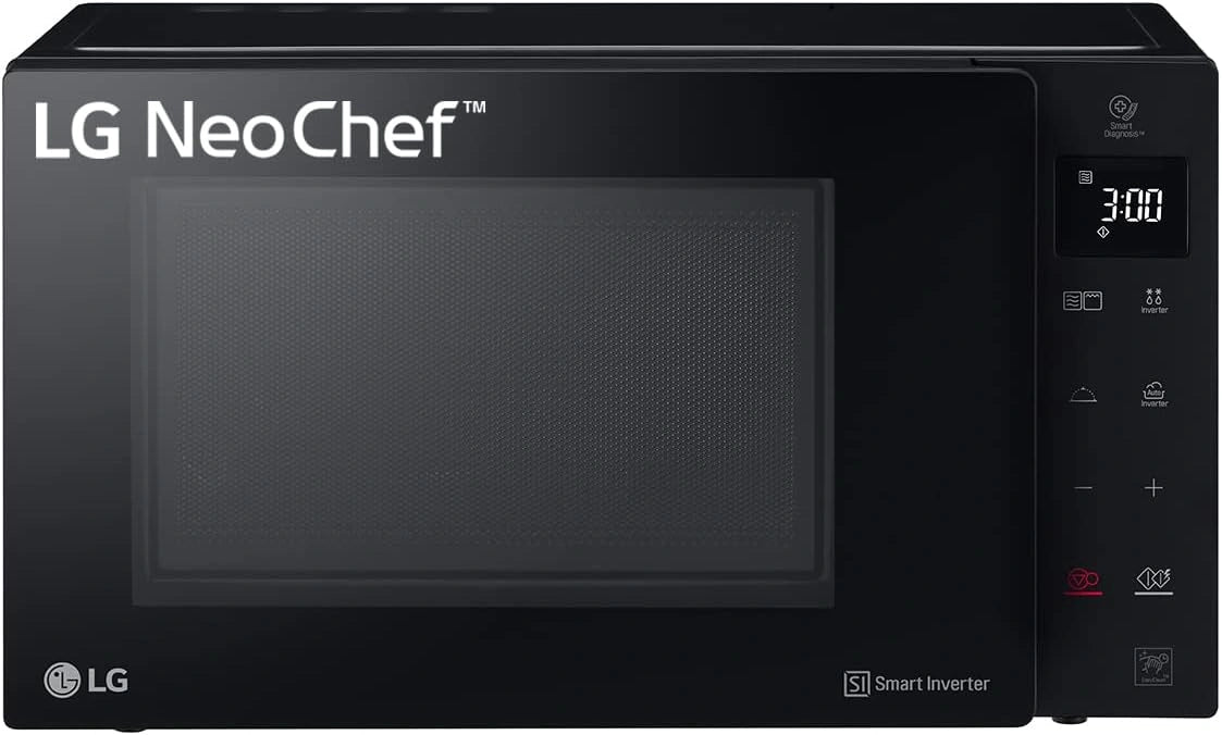 LG MH7235GPS Four ¨¤ micro-ondes Smart Inverter avec grill ¨¤ quartz, plaque micro-ondes Crispy - Noir fum¨¦, 32 litres, 1200 W, 5 niveaux de puissance