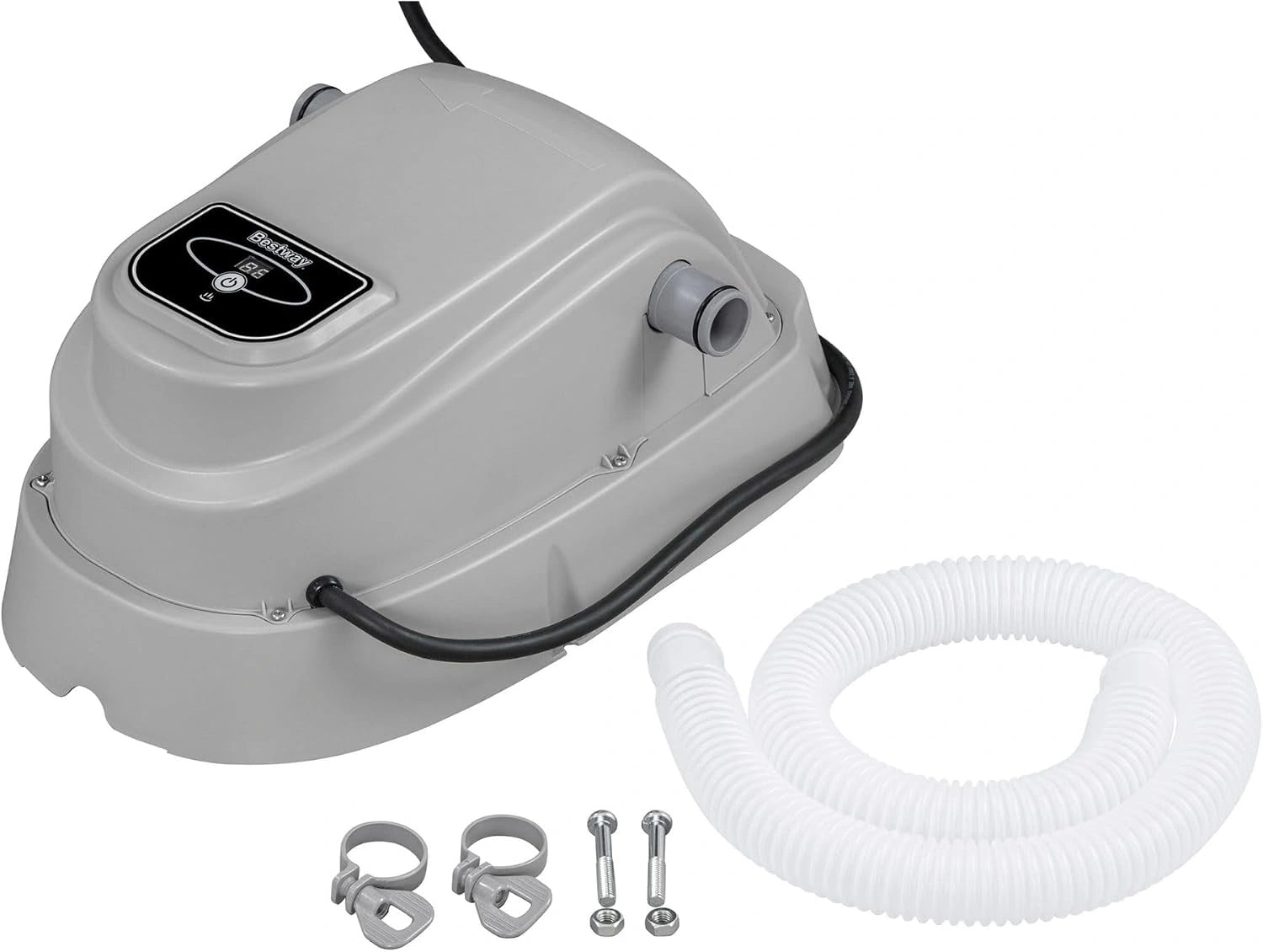 Bestway Chauffage de Piscine pour Piscine Hors Sol Gris 4,6 m, 758 l, 035 l