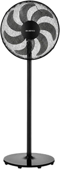 Opviq Kumtel Ventilateur Puissant Noir 50 W 130 cm R¨¦glable en Hauteur 7 Pales 3 Vitesses Silencieux Moteur en Cuivre Efficace