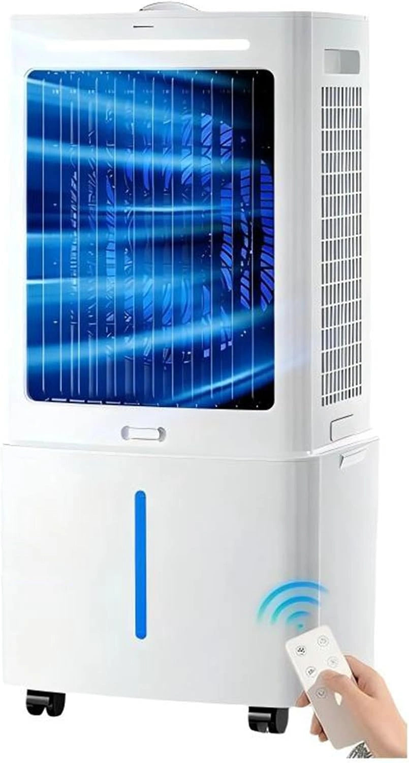 Climatiseur Mobile 25 L-Am¨¦lior¨¦, Minuterie 1-12h, 3 Vitesses, Oscillation de 60¡ã, Rafra?chisseur d'Air avec T¨¦l¨¦commande