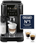 De'Longhi Magnifica Start - Machine ¨¤ Caf¨¦ Automatique 4 Boissons Noir/Gris, Fonction 2 Tasses, ECAM220.21.BG, Machine ¨¤ Caf¨¦ ¨¤ Grain, Ic?nes Tactiles