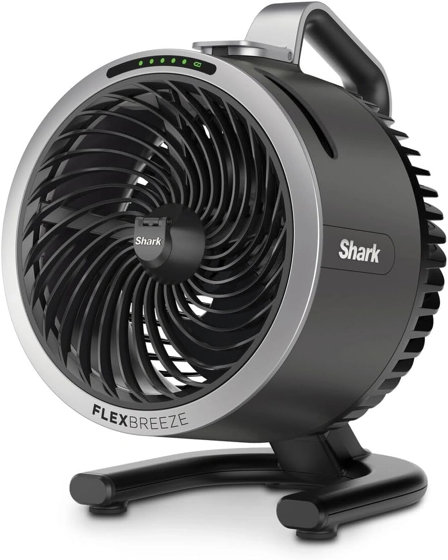 Shark FlexBreeze HydroGo, Ventilateur brumisateur portable FA050EU, 5 r¨¦glages de vitesse, rafra?chisseur d'air silencieux int¨¦rieur/ext¨¦rieur, l¨¦ger