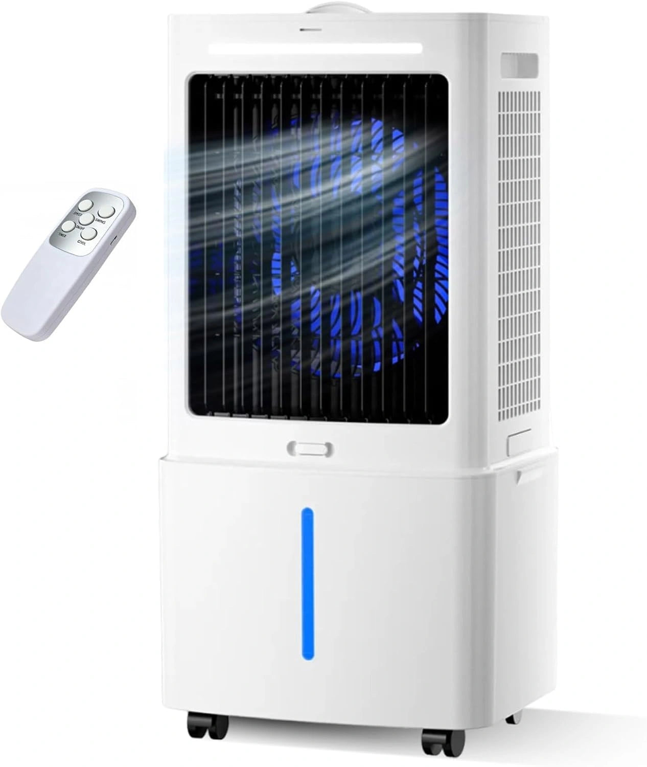 Rafra?chisseur d'Air ¨¦vaporatif 12 L Puissant et Silencieux, Climatiseur Mobile Sans ¨¦vacuation 1000 m3/h