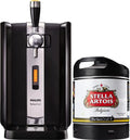 PerfectDraft, Pack Tireuse ¨¤ Bi¨¨re + 1 F?t Stella Artois 6 L, 30 Jours Fra?cheur, Machine Pression ¨¤ Domicile, ¨¦cran LED Temp¨¦rature