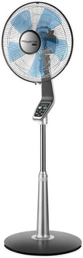 Rowenta VU5670F0 Ventilateur sur Pied Turbo avec T¨¦l¨¦commande Silence Extr¨ºme 40 cm Silencieux Minuterie Oscillation 5 Vitesses 70 W Ventilation