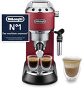 De'Longhi Dedica Style - Machine ¨¤ Espresso Manuelle Mousseur ¨¤ Lait Manuel, Largeur 15 cm, EC685.R, Machine ¨¤ Caf¨¦ Compacte, Expresso et Cappuccino