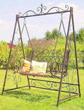 DENK Balancelle de jardin 1868 en m¨¦tal forg¨¦, 93 cm