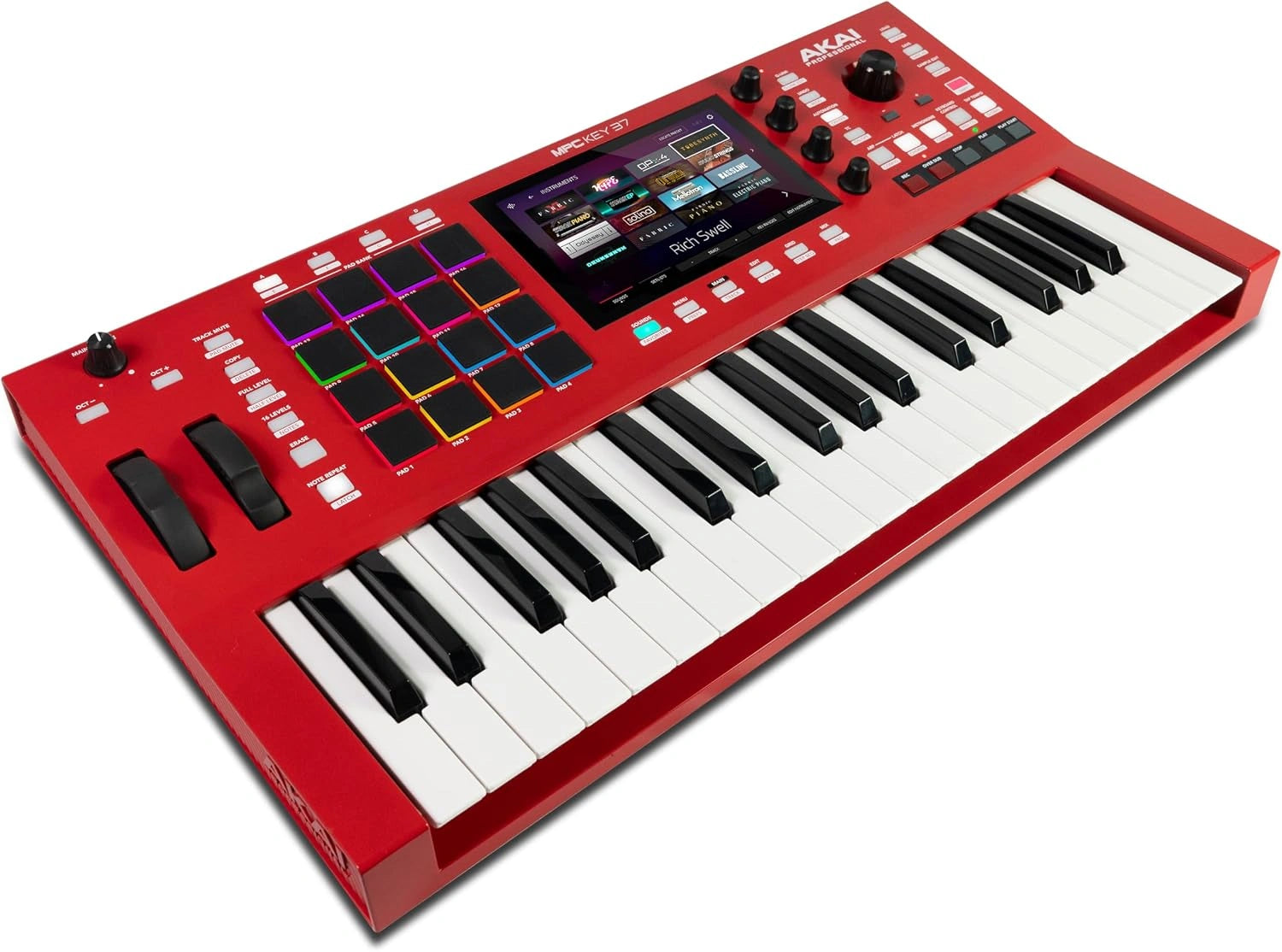 Akai Professional MPC Key 37 Synth¨¦tiseur de Production Autonome, Bo?te ¨¤ Rythmes, Clavier MIDI, avec Wi-Fi, ¨¦cran Tactile, Bluetooth