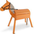 Pink Papaya Cheval en Bois XXL pour Jardin, Cheval d'¨¦quitation, Jeu pour Enfants, 80 cm