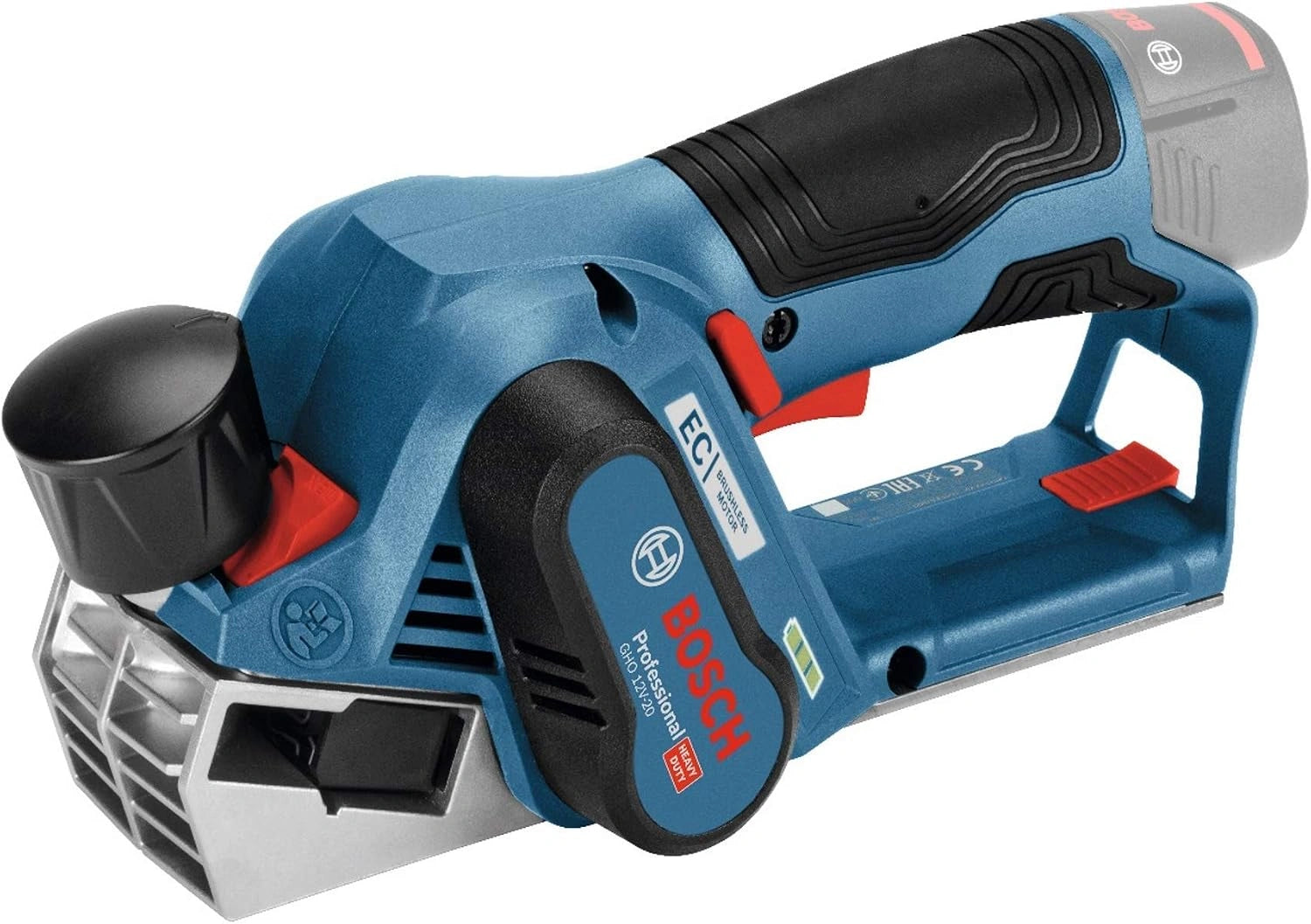 Bosch Professional 12 V System rabot sans-fil GHO 12 V-20 (largeur de rabotage maxi: 56 mm)