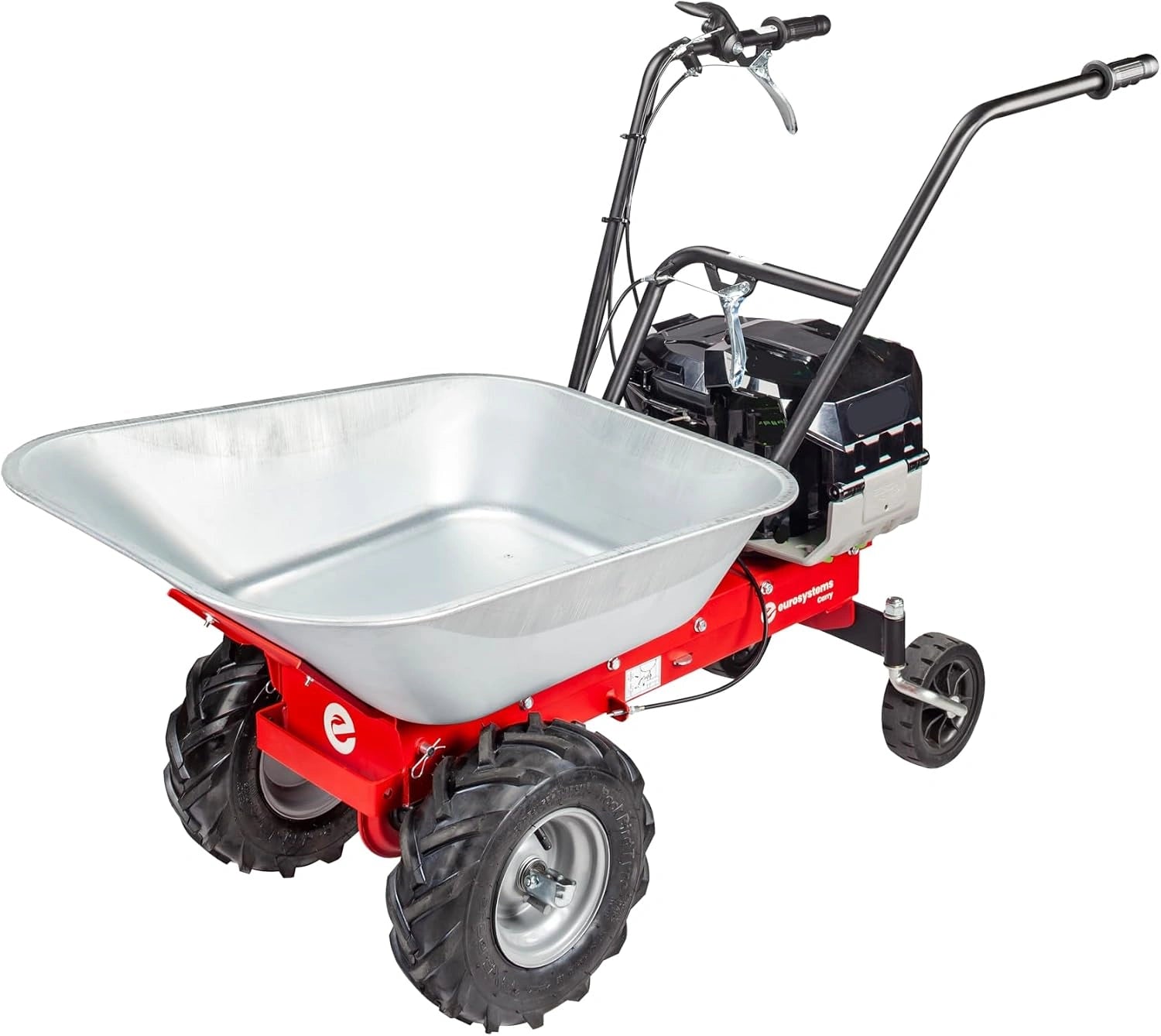 Eurosystems Brouette motoris¨¦e avec moteur Briggs et Stratton, tondeuse, 2 vitesses