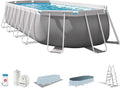 Intex kit Piscine Prism Frame Ovale Tubulaire (l) 6,10 x (l) 3,05 x (h) 1,22 m