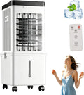 Rafra?chisseur d'Air ¨¦vaporatif 3 en 1, Ventilateur Refroidisseur avec Humidificateur R¨¦servoir 15 L, 3 Vitesses 3 Modes Oscillation 120¡ã
