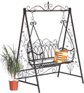 Balancelle hollywoodienne Gondole 1868 en m¨¦tal fer forg¨¦ - Pour jardin, 93 cm