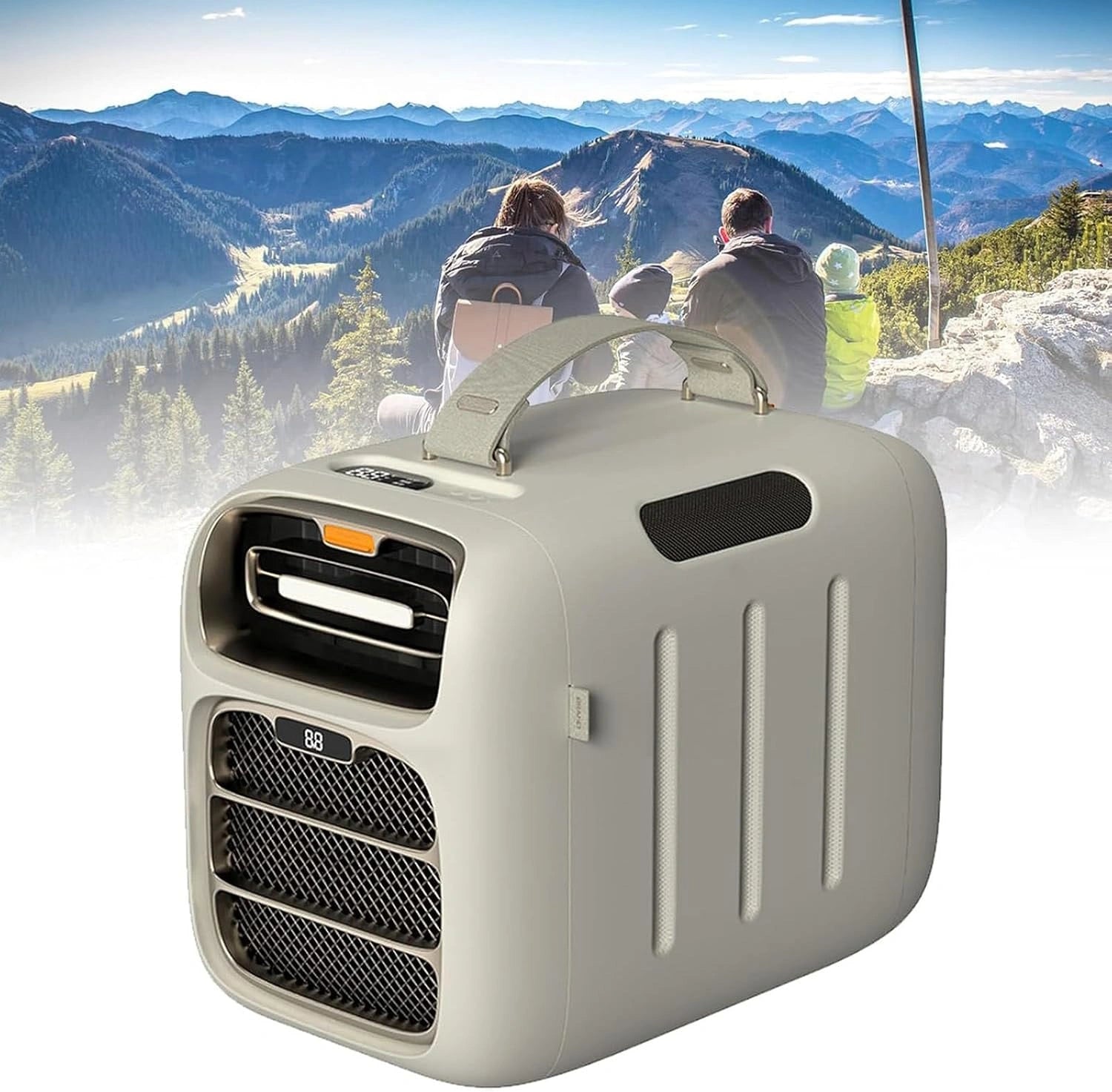 Climatiseur Camping Car, Clim Caravane Inverter Ultra-Fin, Ultra-Silencieux, Refroidissement Chauffage D¨¦shumidification