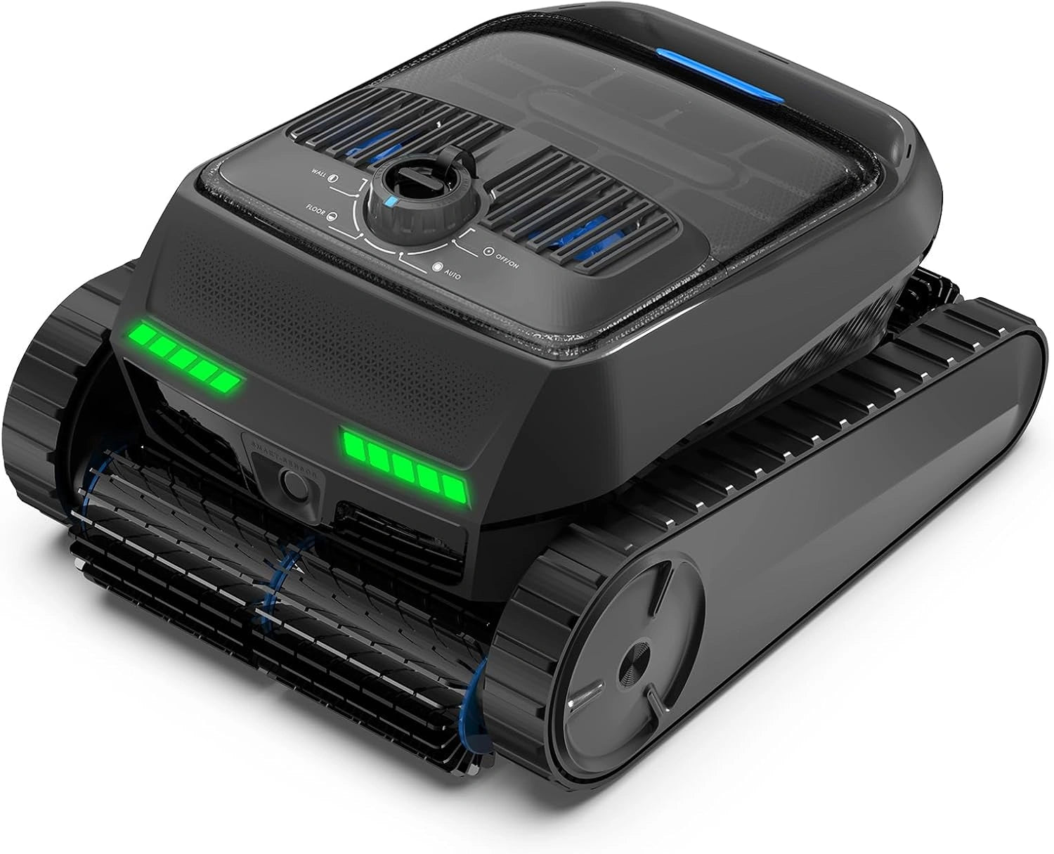 PC200 Lite Robot Piscine sans Fil Sol et Parois, Autonomie 150 Min, Nettoyeur de Piscine jusqu'¨¤ 300 m2, Ligne d'eau, Aspirateur Piscine sans Fil
