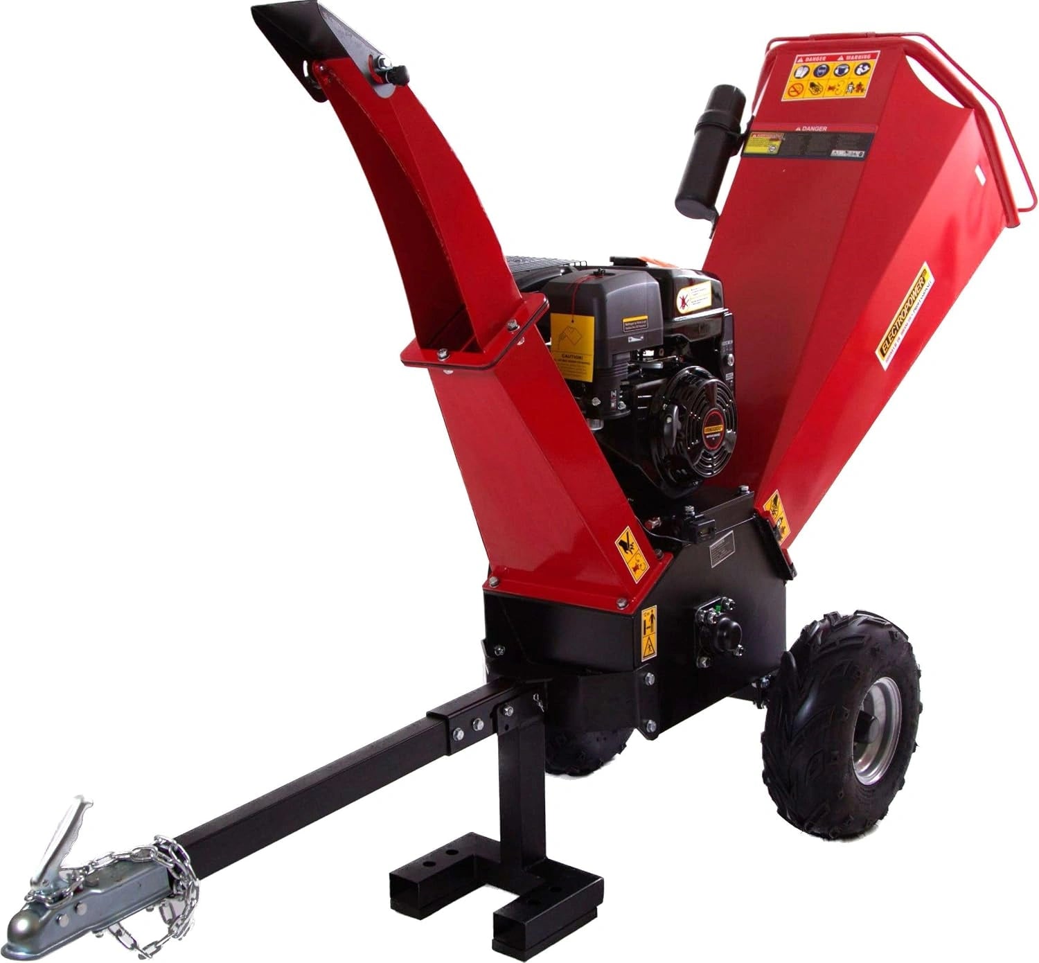 Broyeur de Branches 15CV ELECTROPOWER - ¨¤ d¨¦marrage ¨¦lectrique - Grand d¨¦bit - 120 mm