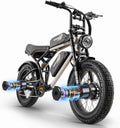 V¨¦lo ¨¦lectrique pour Adultes, E Bike 85Nm Moteur Double, 2*18 Ah 48 V Batterie Jusqu'¨¤ 150km, Suspension Int¨¦grale, Frein ¨¤ Disque Hydraulique