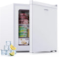 Upstreman 35 L Mini Cong¨¦lateur, Blanc, Petit Cong¨¦lateur de 4 ¨¦toiles, 21¡æ, UF35, Porte R¨¦versible, ¨¦conomie d'¨¦nergie, Mini Congelateur pour Chambre