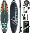 Planche pagaie Gonflable 350 x 89 x 15 cm, 200 kg, Extra Large, avec kit d'accessoires de Sup de et Sac ¨¤ Dos, Planche de Kayak antid¨¦rapante