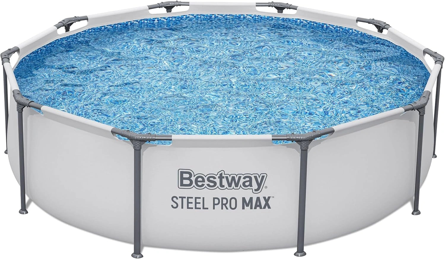 Bestway Steel Pro Max 10' x 30' / 3,05 m x 76 cm ensemble piscine, 4,678 L