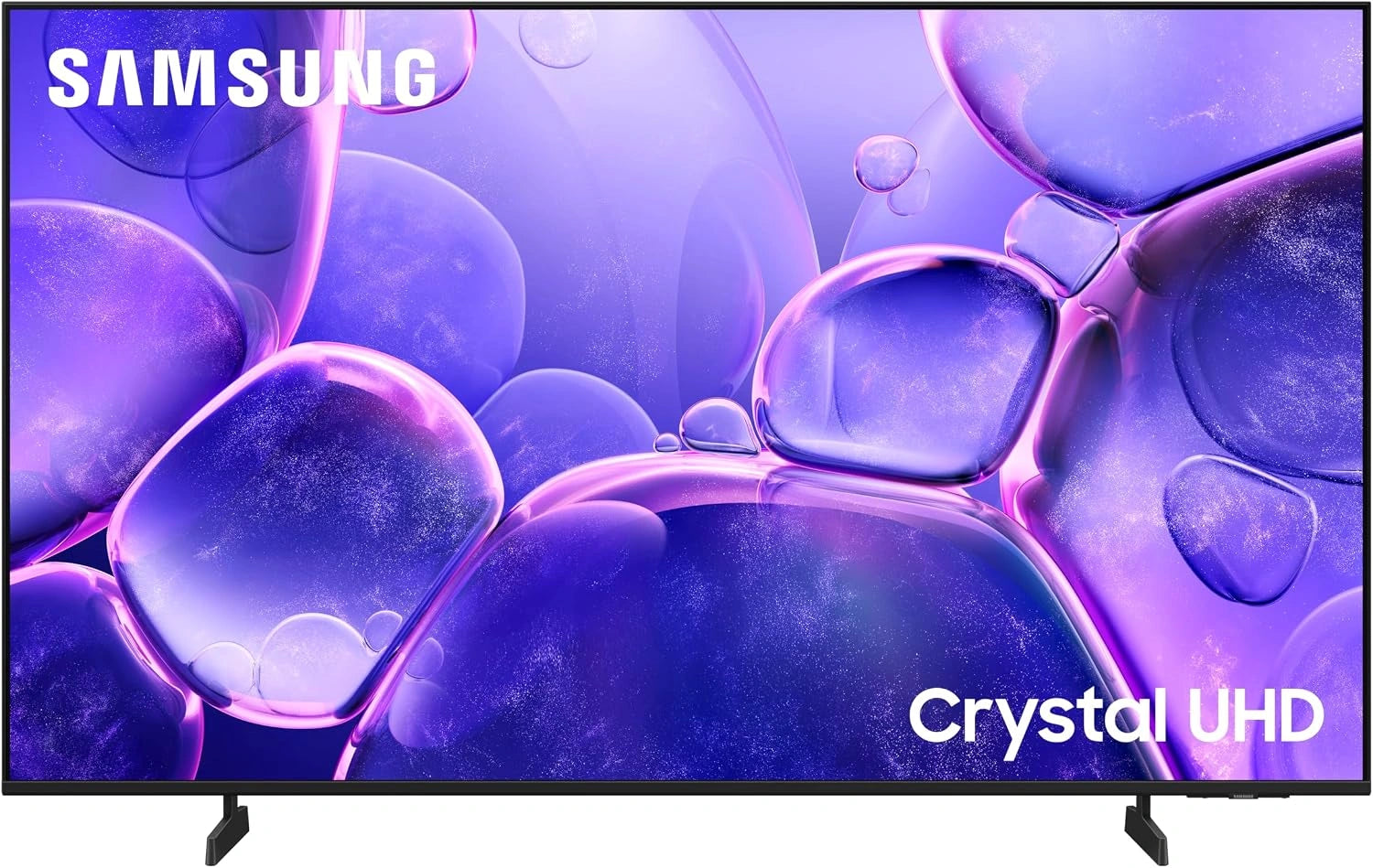 Samsung TV 55 Pouces Crystal UHD 55U8075F 4K Smart TV, Crystal Processor 4K, Wi-Fi, Q-Symphony, Knox Security, Gaming Hub, Bluetooth, Airplay, HDR