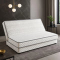Matelas Ferme pour Tous Clic Clac 120x190 x 10 cm - D¨¦coupe Assise 60 cm - 5 Zones de Confort - Noyau Poli Lattex HR Derni¨¨re G¨¦n¨¦ration - Tr¨¨s