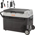 VEVOR Glaci¨¨re ¨¦lectrique portable 38 L 12/24 V CC 100-240 V CA r¨¦frig¨¦rateur de voiture Double Zone 0,708 kWh -20 ¡ãC ¨¤ 10 ¡ãC R¨¦glable